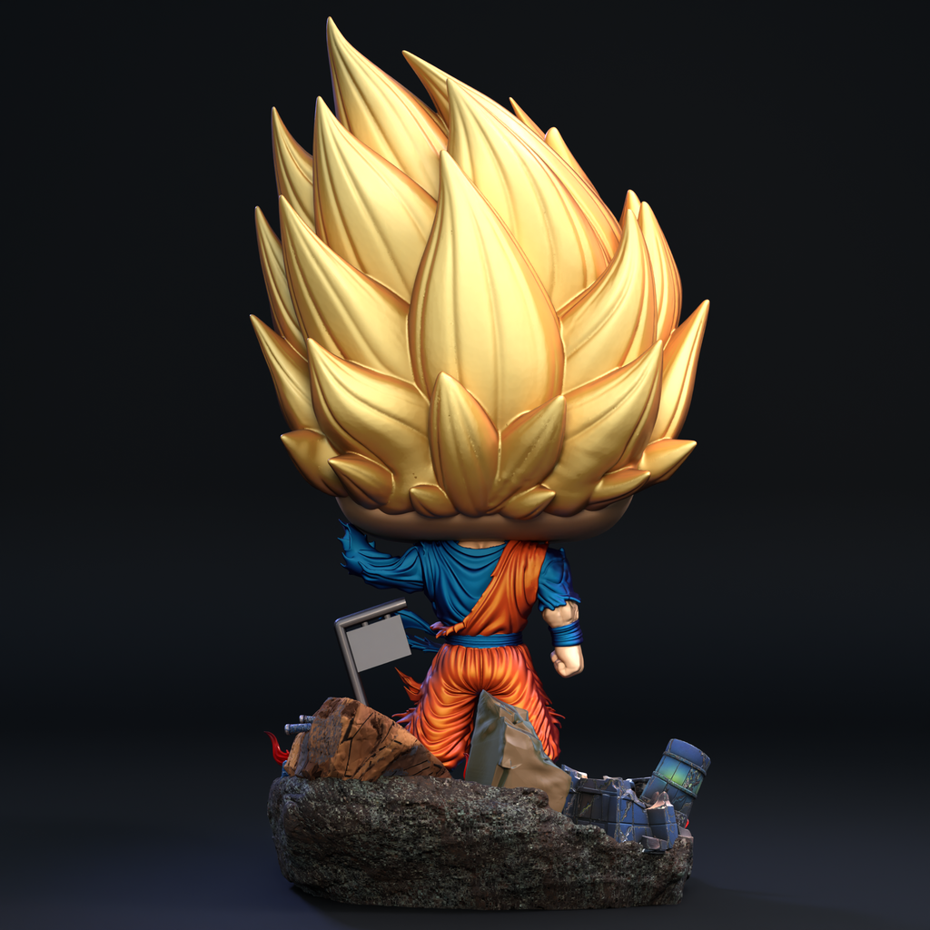 Gohan del Futuro – Dragon Ball | Figura Funko pintada a mano