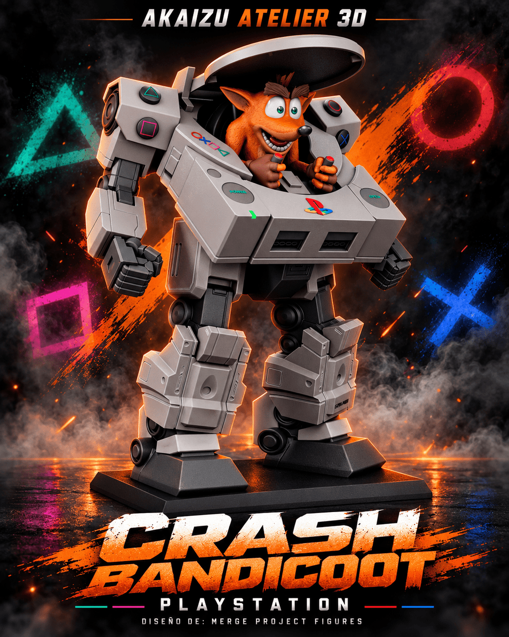 CRASH robot - Akaizustudio