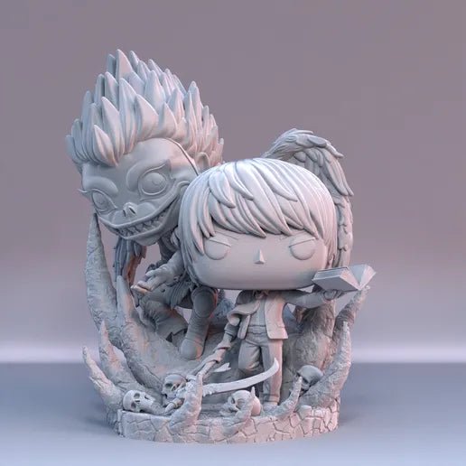 Kira and ryuk - Akaizustudio