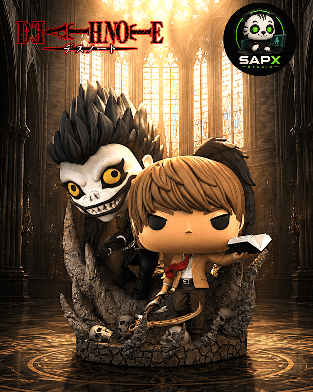 Kira and ryuk - Akaizustudio