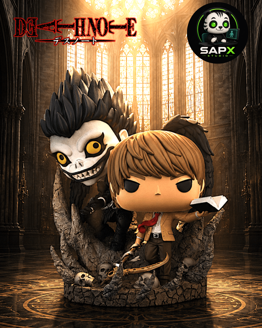 Kira and ryuk - Akaizustudio