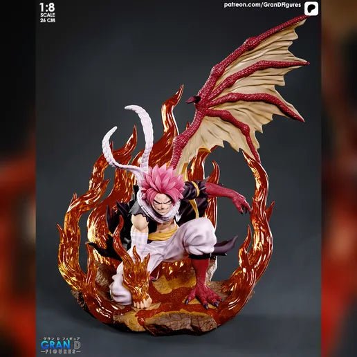 Natsu Dragneel – Fairy Tail | Figura de resina con efectos transparentes - Akaizustudio