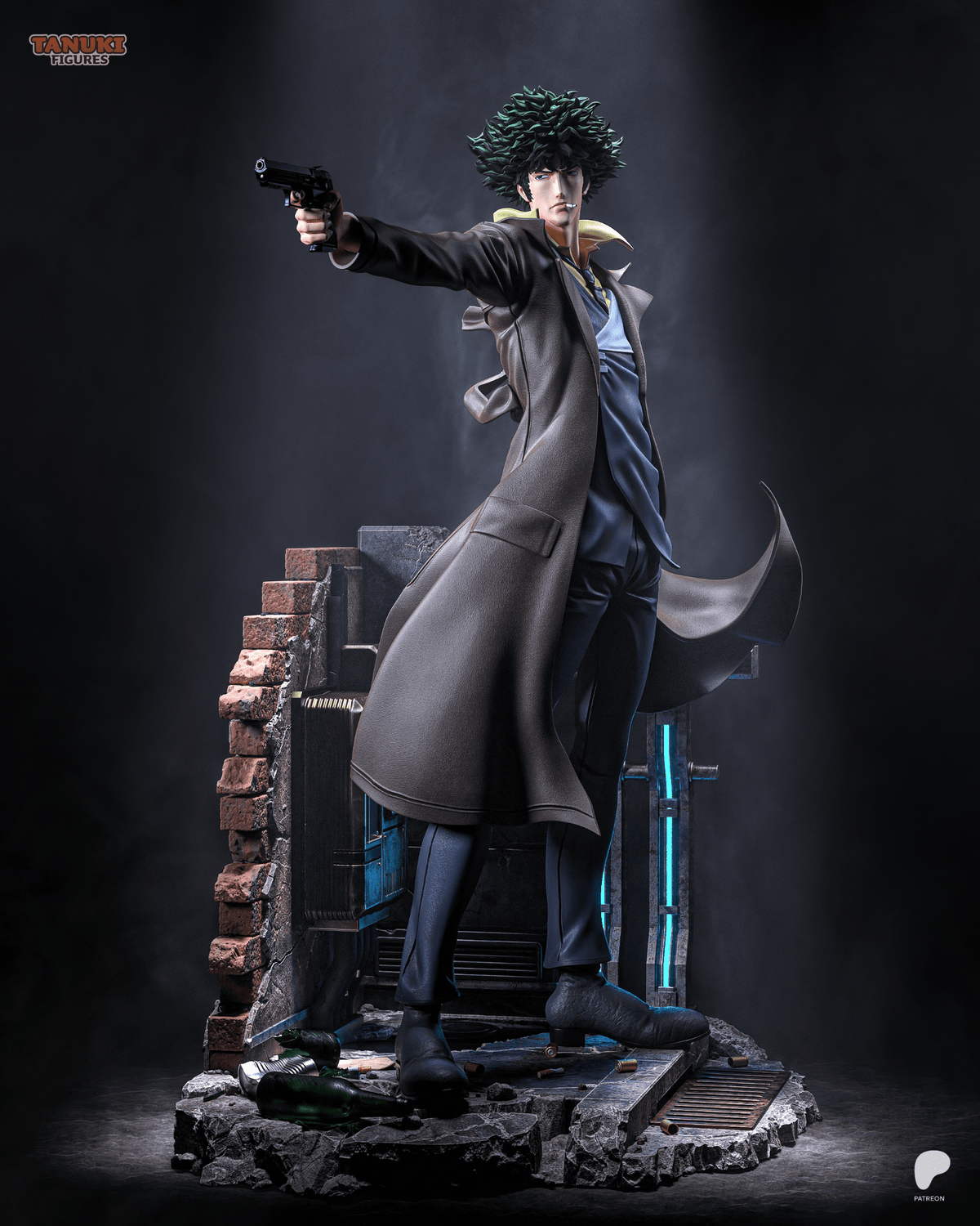 Spike Spiegel – Cowboy Bebop | Figura de resina pintada a mano - Akaizustudio